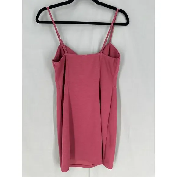 Wild Fable Dress Womens Medium Pink Mini Corset Bodycon Dusty Rose Party Stretch - Picture 3 of 7